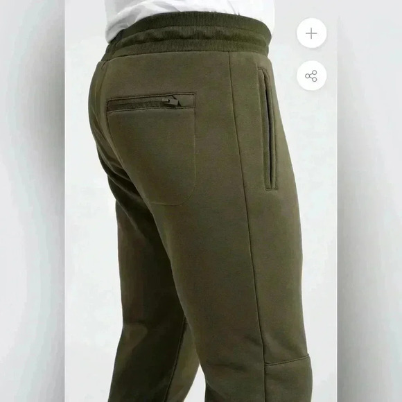 Swet Tailor Stretch Fleece Jogger Army Green Size Large NWT - Picture 2 of 4